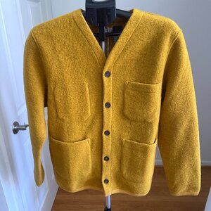 Universal Works yello cardigan - New with tags
